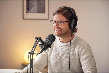 �DE PodMic Динамічний мікрофон-гучномовець XLR/USB для подкастингу, стрімінгу, ігор, виробництва музики та створення контенту PODM