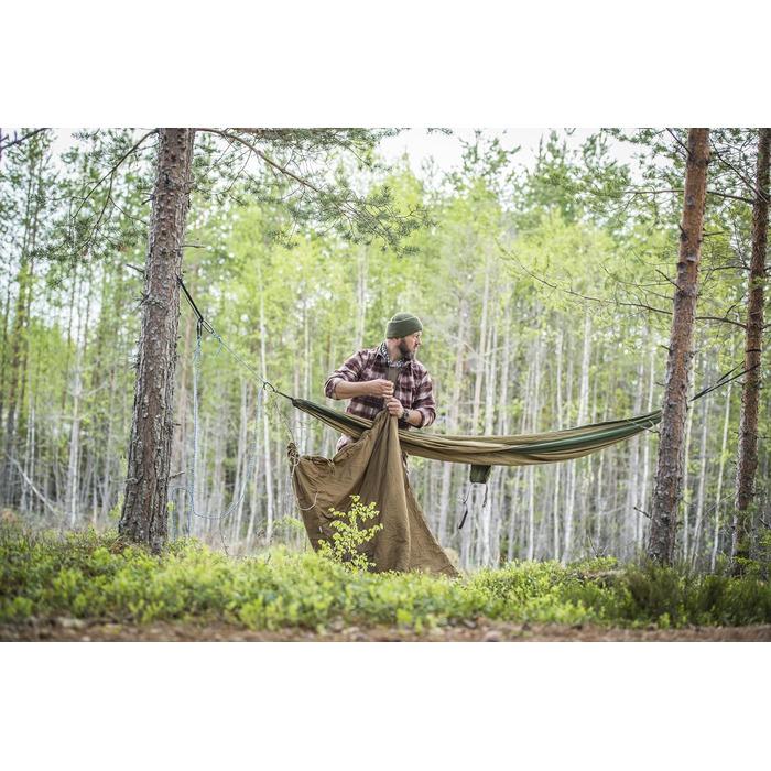 Військове пончо Helikon-Tex Swagman Roll, багатоцільове пончо від дощу та надзвичайних ситуацій, спорядження для виживання, ковдра та куртка Woobie, один розмір, колір аквамаринового синього кольору