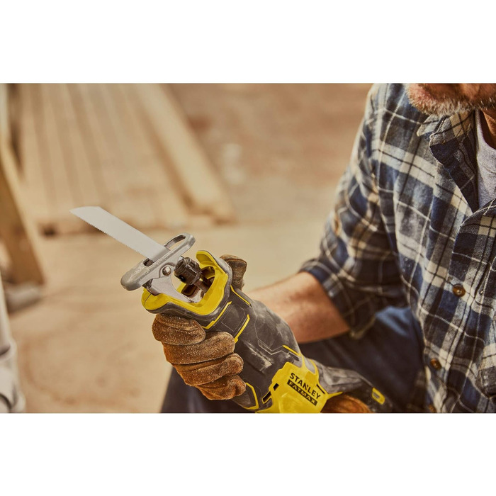 Акумуляторна зворотно-поступальна пила Stanley FatMax V20 SFMCS310B (18 В, довжина ходу 29 мм, безщітковий двигун, регульована шви