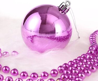 Різдвяні кульки 77 шт рожеві Deuba