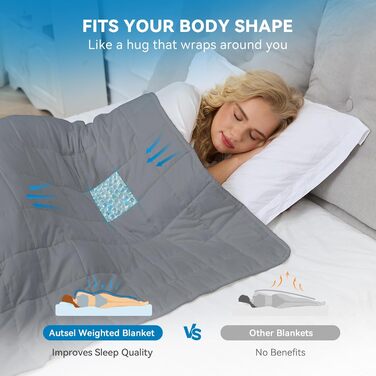 Обтяжена ковдра 9 кг 155x220 см, Обтяжена ковдра, Обтяжена ковдра для дорослих для глибокого сну, Важка ковдра, Антистресова терапевтична ковдра, Релаксаційна ковдра сірого кольору 155x220 см 9 кг