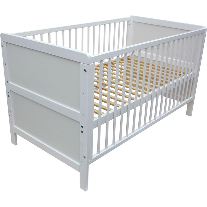 Дитяче ліжко Micoland Junior Bed Side Bed Baby Bed 3-в-1 White