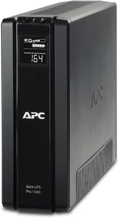 ДБЖ APC Back UPS PRO ДБЖ 1500 ВА потужністю - BR1500G-GR - включно зі страховкою захисту пристрою 150 000 євро (6 виходів Schuko, функція енергозбереження, багатофункціональний дисплей) 1500 ВА Потужність Schuko Виходи Один