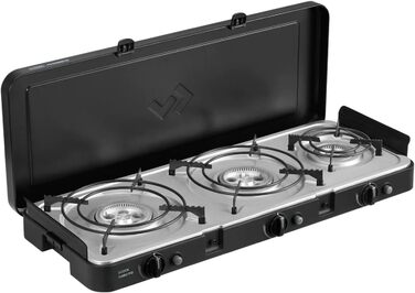 Гриль - Портативні грилі - Поверхня для приготування їжі з нержавіючої сталі - У комплекті захисний чохол - Кемпінг - Обов&39язкові речі для барбекю 3 Cook Turbo FFD 50mBar, 3 Cook Turbo FFD Deluxe - 50mBar -