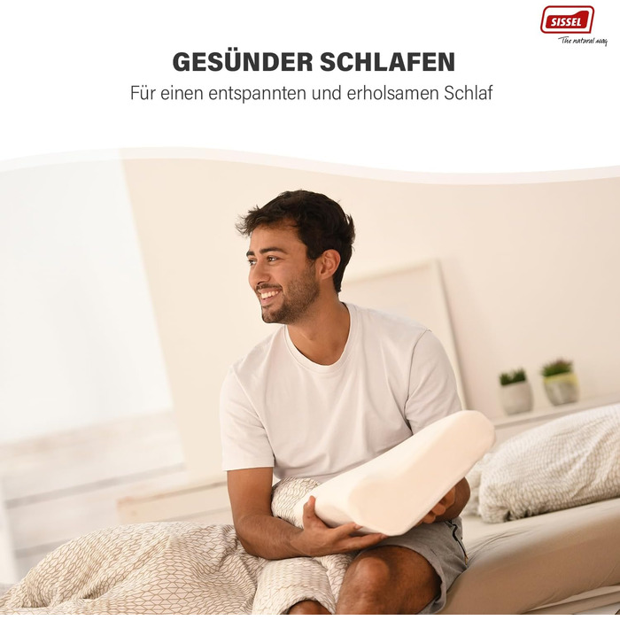 Класична ортопедична подушка для шиї з велюровим чохлом, розмір L (47 x 33 x 14 см)