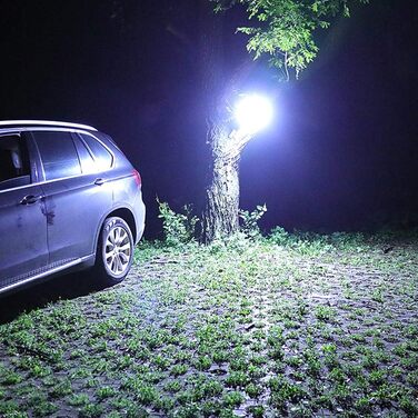 Портативні ліхтарі для кемпінгу, ліхтарі для наметів для використання на свіжому повітрі, сонячні ліхтарі з 5 режимами, акумуляторна надяскрава світлодіодна лампа з виходом для зовнішнього акумулятора - водонепроникне освітлення для наметів, кемпінгу, 5,3