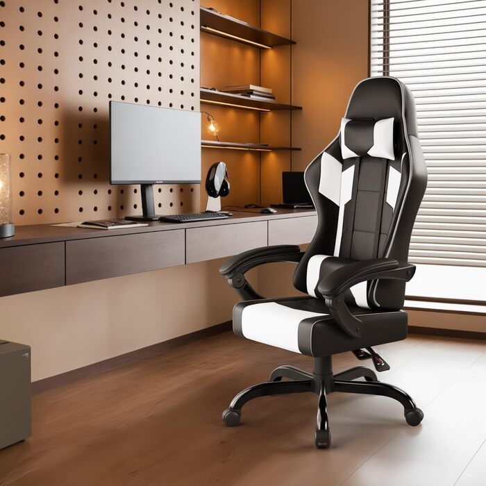 Офісне крісло масажне ігрове крісло ергономічне з поперековою підтримкою комп'ютерне офісне крісло з підголовником масажна подушка