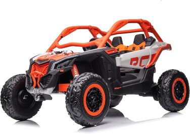 Дитячий електромобіль FINOOS Maverick Buggy 24V, дитячий автомобіль 2-місний, з пультом дистанційного керування 2.4GHz, 4 x мотор