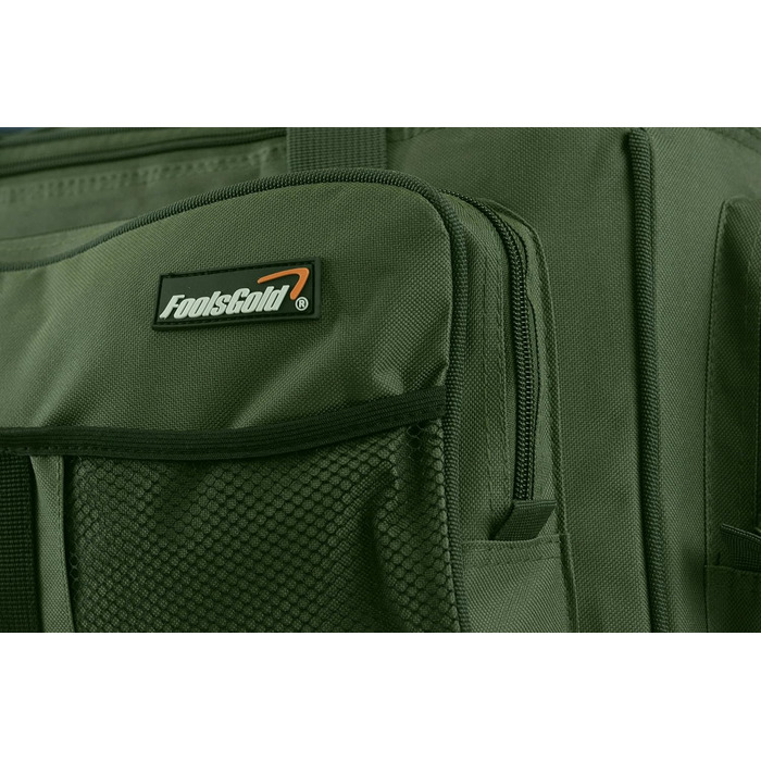 Велика ізольована рибальська сумка foolsGold Carp Bag зеленого кольору