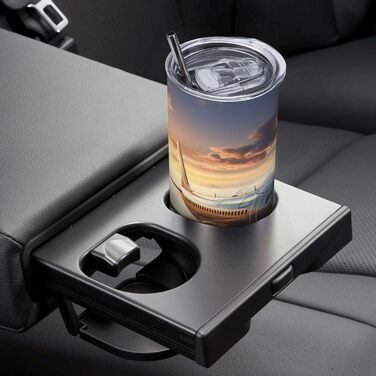 Кухоль об&39ємом 590 мл з прямою трубочкою, літаки злітають, дорожній кухоль з принтом, підходить для кемпінгу, офісу та дому.