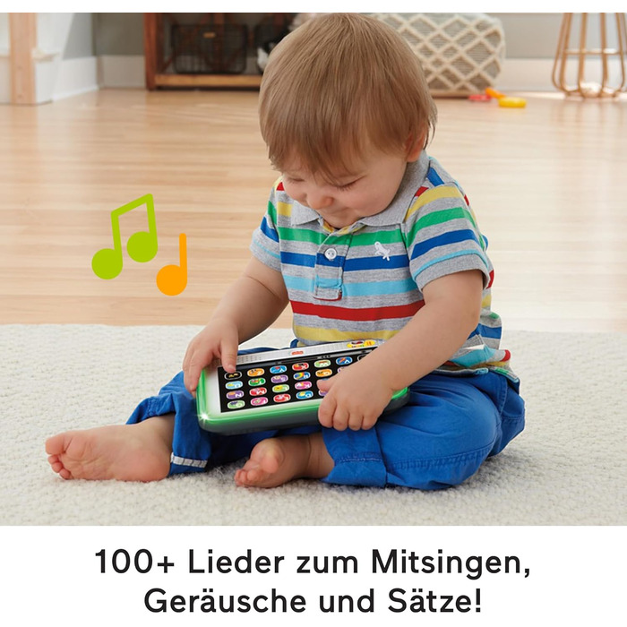 Розвиваюча іграшка для малюків, манекен для планшетного компютера Smart Stages із функцією музики та світла для дітей від 1 року,