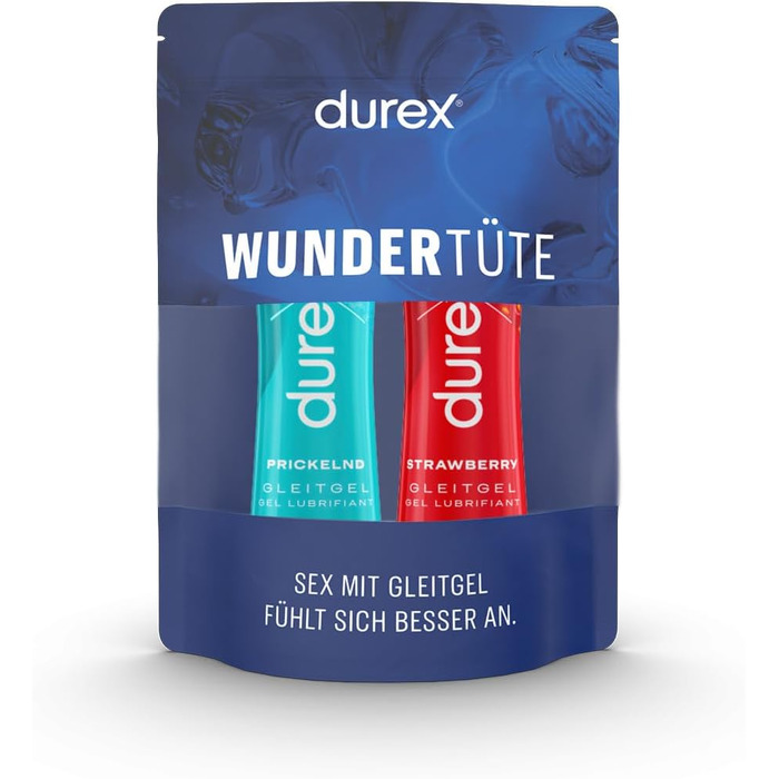 Набір водних лубрикантів Durex «Спробуй та експериментуй», 2 x 50 мл