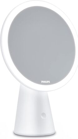 Дзеркальне дзеркало Philips зі світлодіодним дзеркалом, 4,5 Вт, три попередньо встановлені налаштування світла, білий