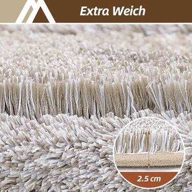 Килимок для ванної COSY HOMEER 60 x 90 см, м&39який нековзний килимок для ванної, що миється, килимок для ванної кімнати та душу, бежевий 60 x 90 см (прямокутний)