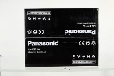 Мікрохвильова піч Panasonic NN-E201WMEPG Solo (800 Вт, 20 літрів) Біла без гриля Одинарна біла