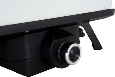 Електрична піч для піци cozze 13 з каменем для піци, 230 В/2200 Вт, цифровий контроль температури, включаючи передню кришку, чорний