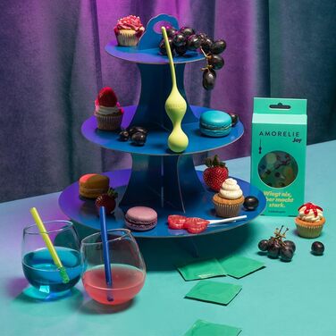 Кульки для тренування м’язів тазового дна AMORELIE Joy, 75 г, силіконові, жовті, водонепроникні