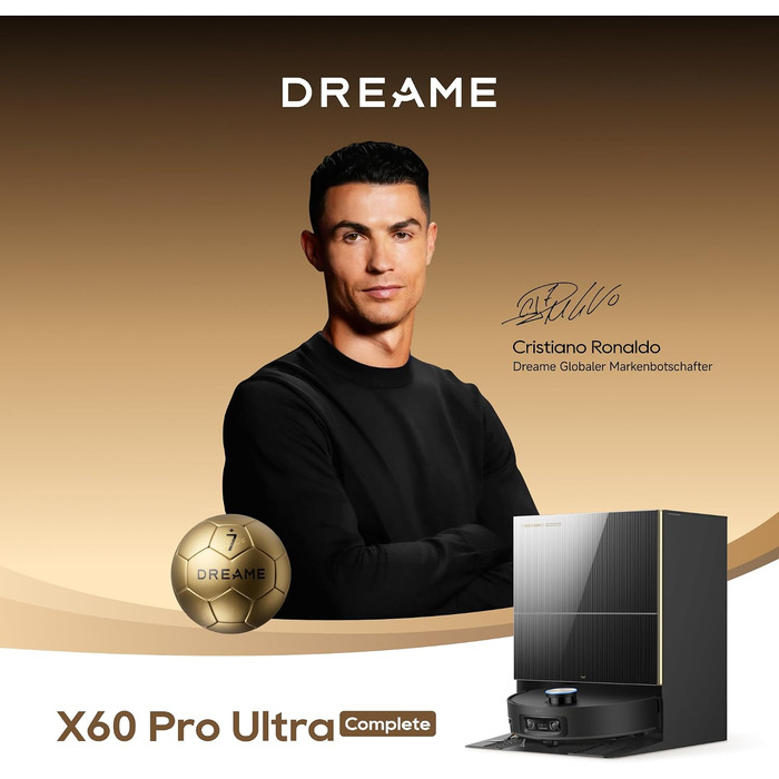Робот-пилосос Dreame X60 Pro Ultra Complete з висувним рукавом UltraExtend, 42 000 Па