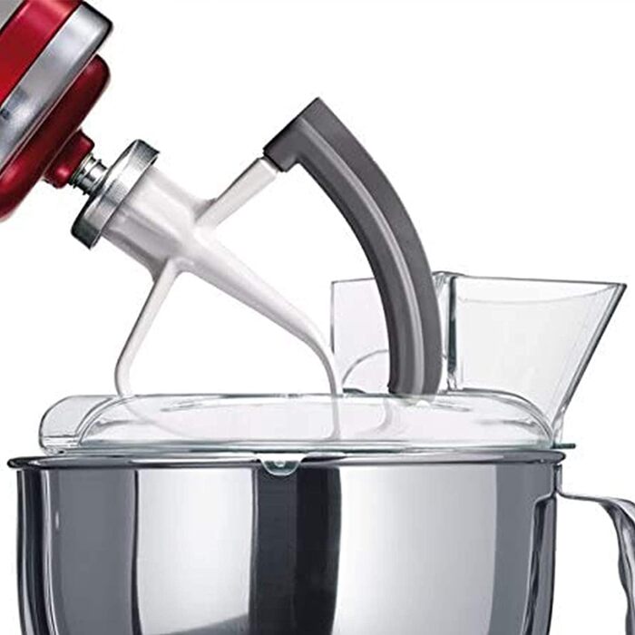 Молотки Flex Edge для KitchenAid, аксесуари KitchenAid, насадки для кухонних гаджетів для блендерів, миски для змішування для мисок на 11,4-5 літрів, молотки з силіконовими краями