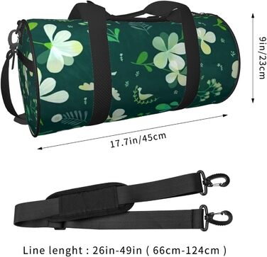 Дорожня сумка-мішок, малюнок трава та голуб, спортивна сумка для чоловіків та жінок, сумка для подорожей