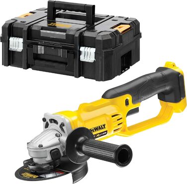 Кутова шліфувальна машина DeWalt DCG412NT - Потужна шліфувальна машина з редуктором з низьким рівнем вібрації - Для шліфування нав