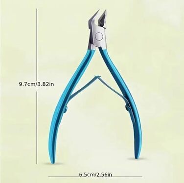 Кусачки для товстих нігтів на ногах, ергономічні кусачки для нігтів (сині)