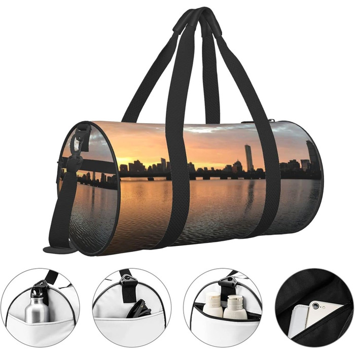 Дорожня сумка Міський Захід Сонця, спортивна сумка для чоловіків та жінок, сумка-мішок, спортивна дорожня сумка