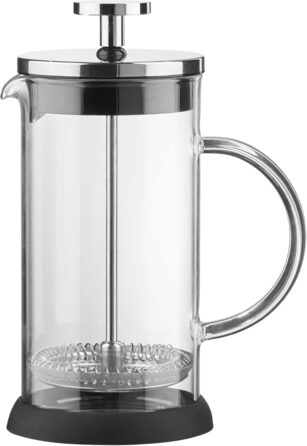 Кавовий прес BUTLERS Brewster на 8 чашок - Френч-прес Боросилікатне скло - Кавовий прес, поршневий горщик, кавник
