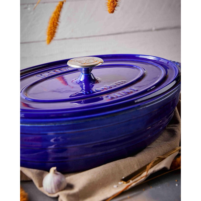 Чавунна жаровня Sally's Alime (Королівська блакитна майоліка)