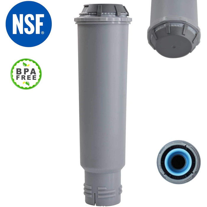 Заміна водяного фільтра для Krups CFL701 F088 F08801 900084951, Bosch 461732, Siemens TCZ60003 TCZ2003, Melitta 6546281 6546281, AEG 9000849514, Neff, Gaggenau, Nivona кавоварка, 2 шт.