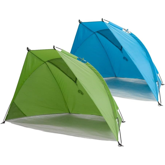 Пляжний намет для активного відпочинку Helios Air - туристичний пляжний намет із захистом від ультрафіолету 80 та вікном, що закривається, пляжний намет для подорожей (синій)