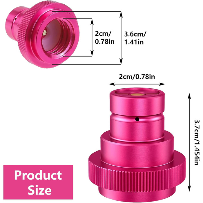 Швидкий адаптер FANCYWUXI CO2, адаптер швидкого підключення для швидкого підключення, сумісний з Duo/Terra/Art, адаптер Sodastream, для трапецієподібної різьби 60 л