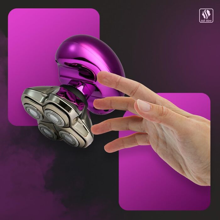 Жіноча електробритва Skull Shaver - Butterfly Kiss Pro Видалення волосся для жінок Фіолетовий