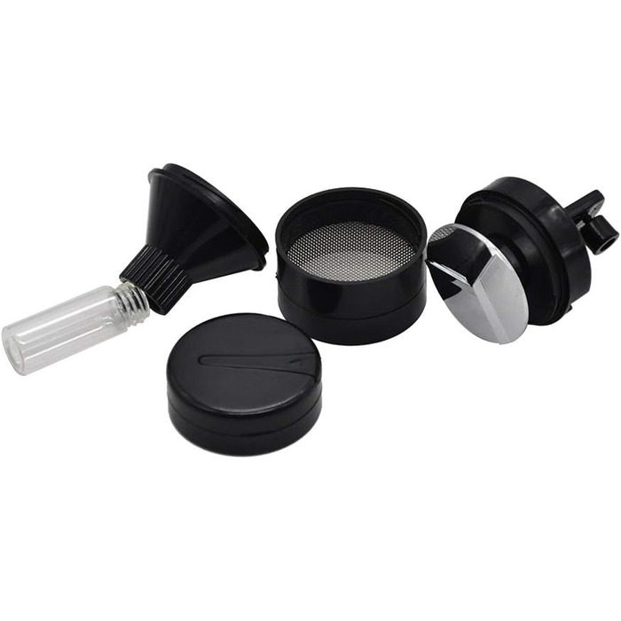 Порошкова шліфувальна машина Порошковий млин Ручна шліфувальна машина з лійкою та скляною пляшкою Ручна шліфувальна машина для приправ зі скляною пляшкою Подрібнювач порошку