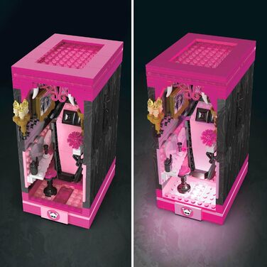 Конструктор MEGA Monster High Draculaura's Haunted Book Crypt HXJ88, 301 деталь