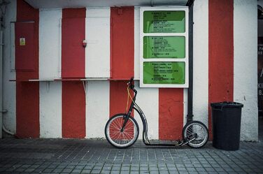 Самокат Yedoo Rodstr з педалями - до 150 кг, самокат з пневматичними шинами 20/16 - самокат для дорослих з алюмінієвого сплаву з р