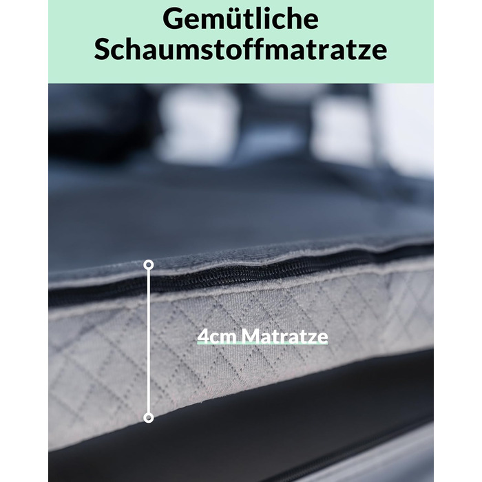 Намет на дах Owen Two Доступний з опцією тенту Кольори на вибір Просторий, комфортний намет на дах автомобіля Ідеально підходить для кемпінгу з автомобілем Універсальний аксесуар для кемпінгу Сірий з тентом