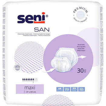 Анатомічні прокладки Seni San Maxi Size 3 (1х30 шт.)