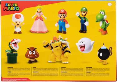 Набір фігурок Super Mario від Nintendo, 10 друзів і ворогів, 6,5 см