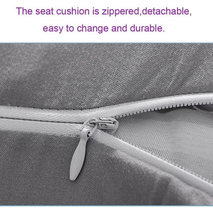 Крісло-яйце AALLYN з ротанга з м&39якою подушкою, для вулиці/приміщення з регульованою висотою, для заднього двору, саду, балкону, газону, вітальні (Колір сірий)