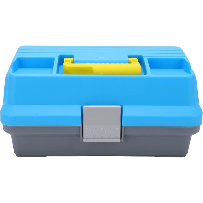 Ящик для рибальських снастей Cuifati з ручкою, тришаровий ящик з ABS-пластику для зберігання рибальського спорядження, футляр для зберігання рибальських аксесуарів, 32 x 15 x 20 см