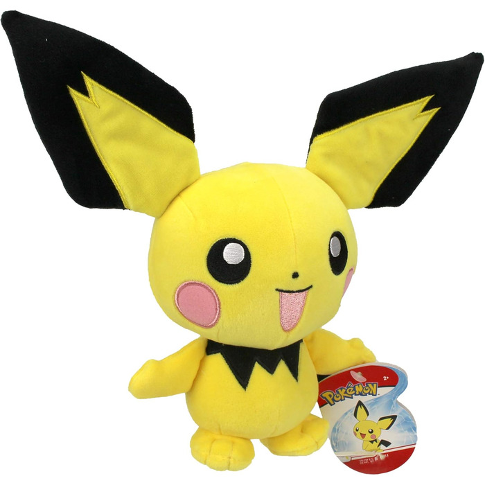 М'яка іграшка Pokmon Пічу, 20 см - офіційний ліцензійний продукт