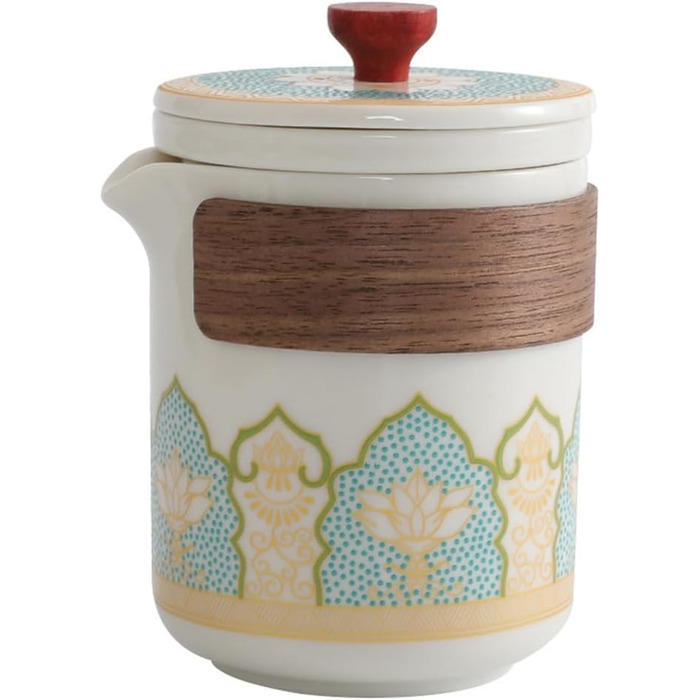 Портативний чайний набір з кераміки швидкий заварник та чашки в китайському стилі. Легкий, розкішний подарунок для друзів, чорний колір.