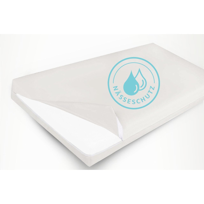 Наматрацник (90x200x20 см), що протирається, сумісний з дезінфікуючими засобами, наволочка, нетримання сечі, захисний чохол для матраца, догляд, нетримання сечі, захисна підкладка (90x200)