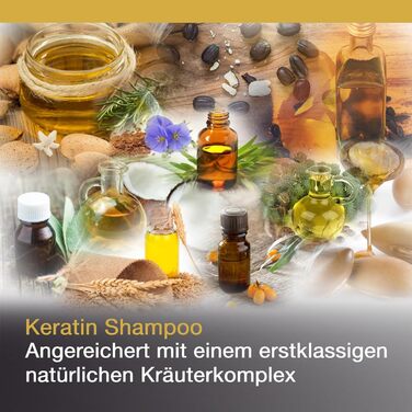 Шампунь з кератином для пошкодженого волосся Vitamins, 400 мл
