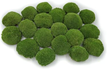 Кульковий мох, кульковий мох, консервований у 3-х різних кольорах, справжній міцний натуральний продукт для виготовлення мохових картин, займає площу 30х30 см - 0,10 м (світло-зелений)