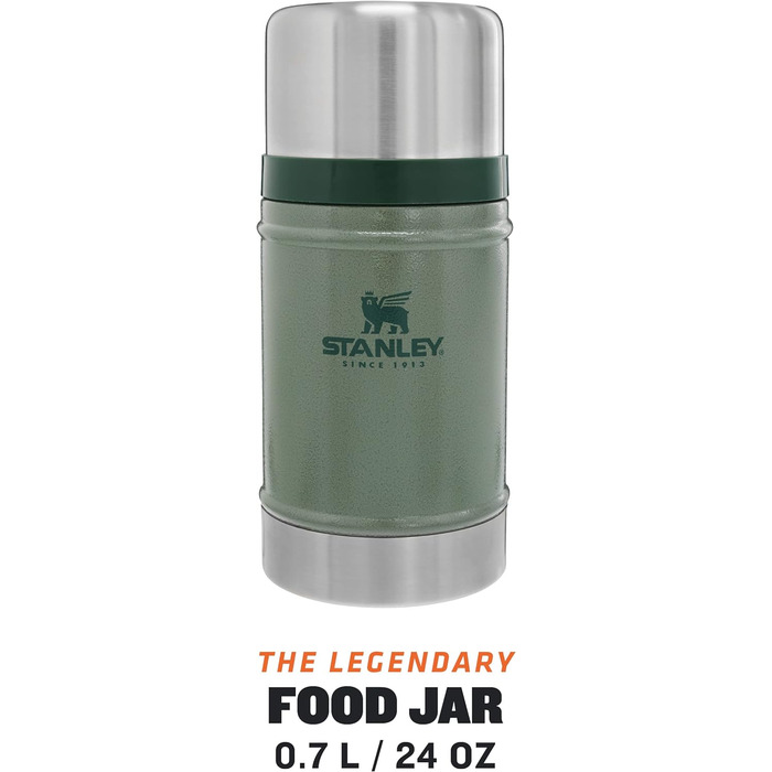 Термоконтейнер Stanley Classic Legendary - зберігає їжу гарячою протягом 20 годин або холодною протягом 24 годин - Підігрівач з не