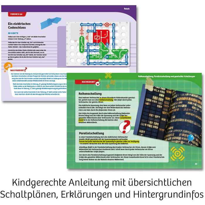 Набір для експериментів Easy Elektro Start KOSMOS, основи електрики