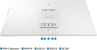 Смарт-монітор Samsung M80D, 32 дюйми, 4K AI Upscaling, UHD, 60 Гц, 360 Audio Mode, вкл.