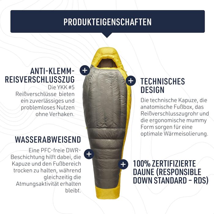 Спальний мішок Sea to Summit Spark Down, один розмір, 15 градусів